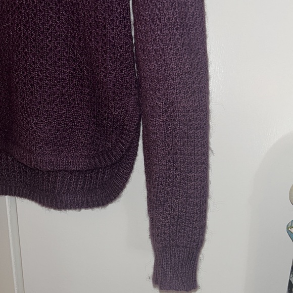 Ann Taylor XS wool purple sweater - Picture 6 of 8